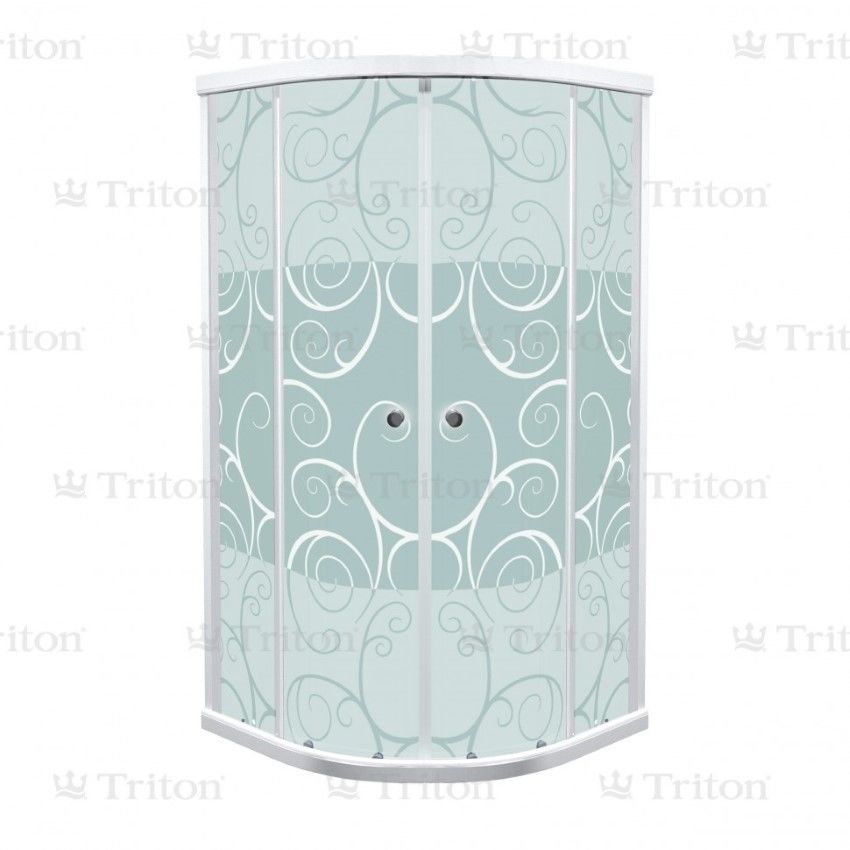 Душевая ширма Узоры 90*90 Triton