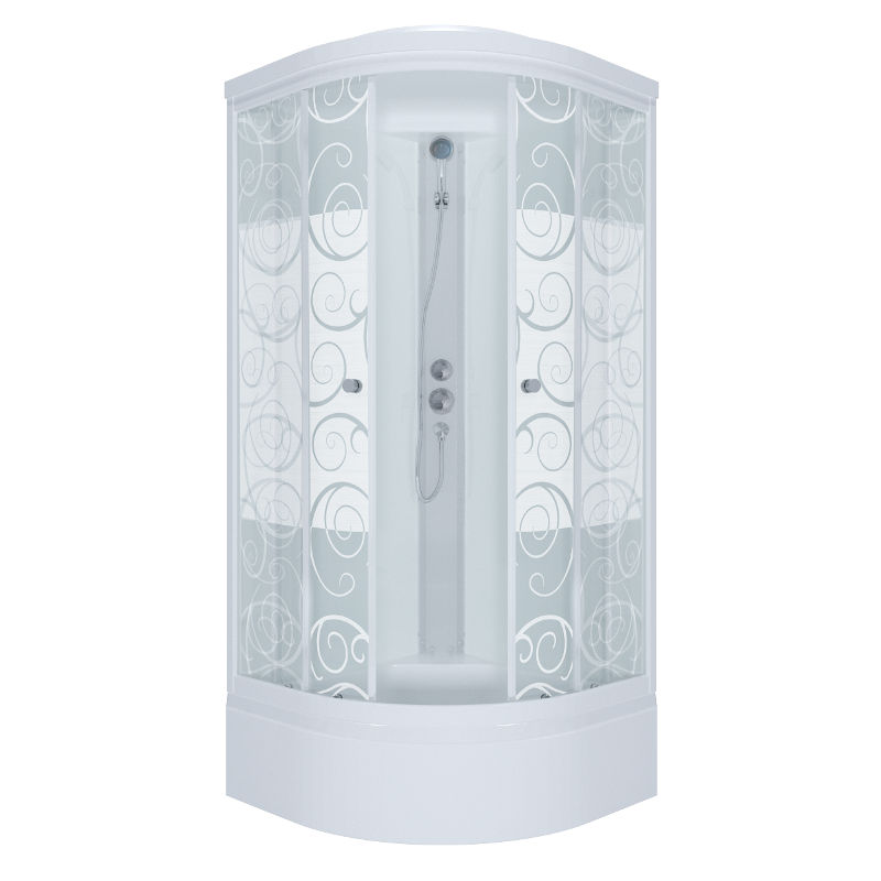 ДК Узоры 90*90 В (7 мест+сифон D50) Triton