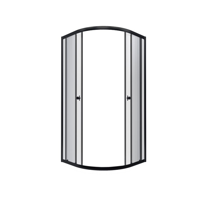 Душевая ширма "Альфа-Блэк 90х90" Triton